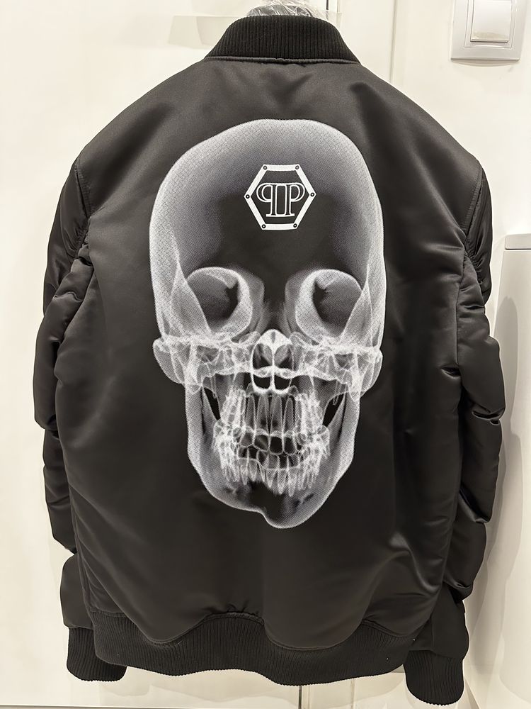 Philipp Plein $kull-Print Bomber Jacket