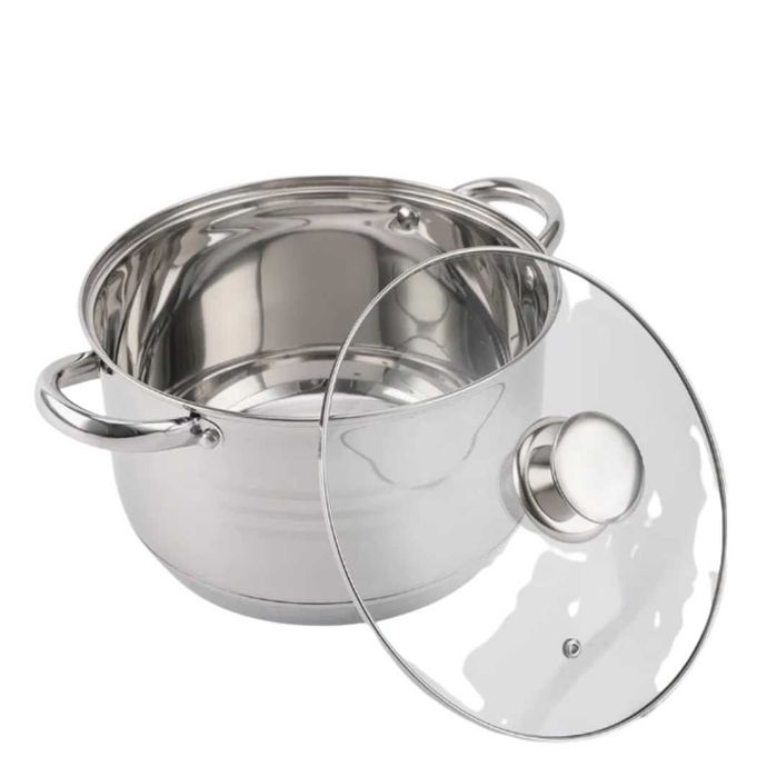 Set vase de gatit din INOX rezistent la coroziune, 12 elemente