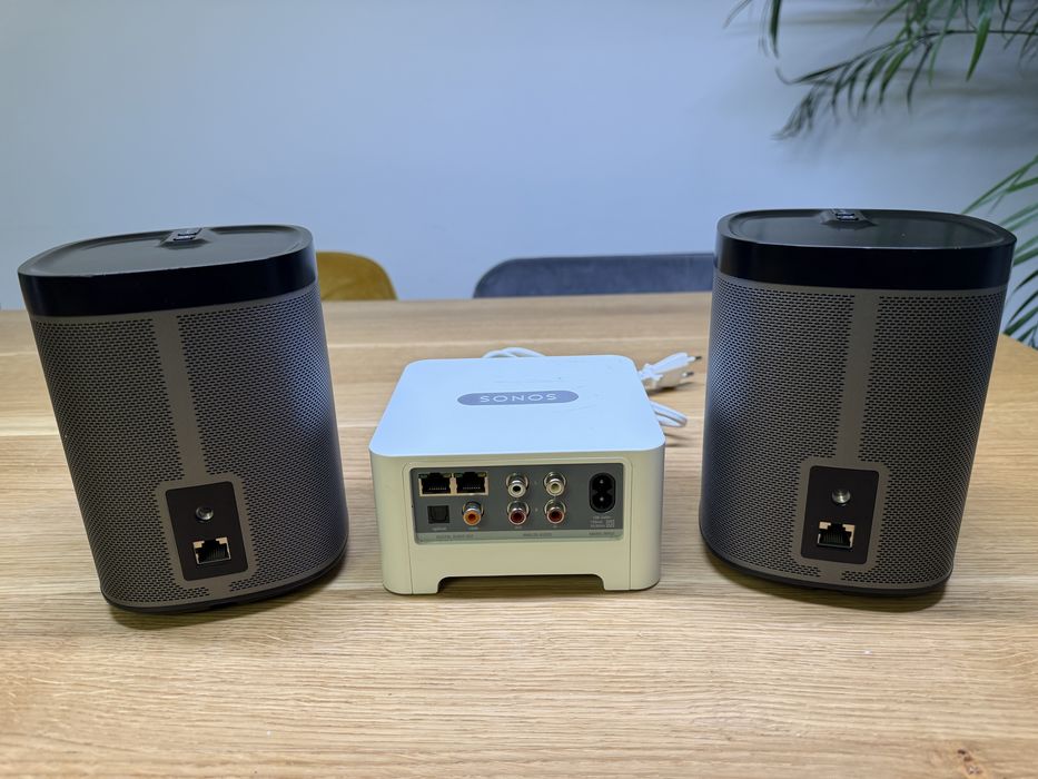 Pachet Sonos Play 1 + amplificator Sonos Connect