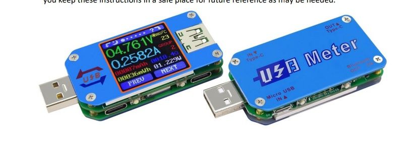 USB тестер RD UM25C, Bluetooth, usb, Tester