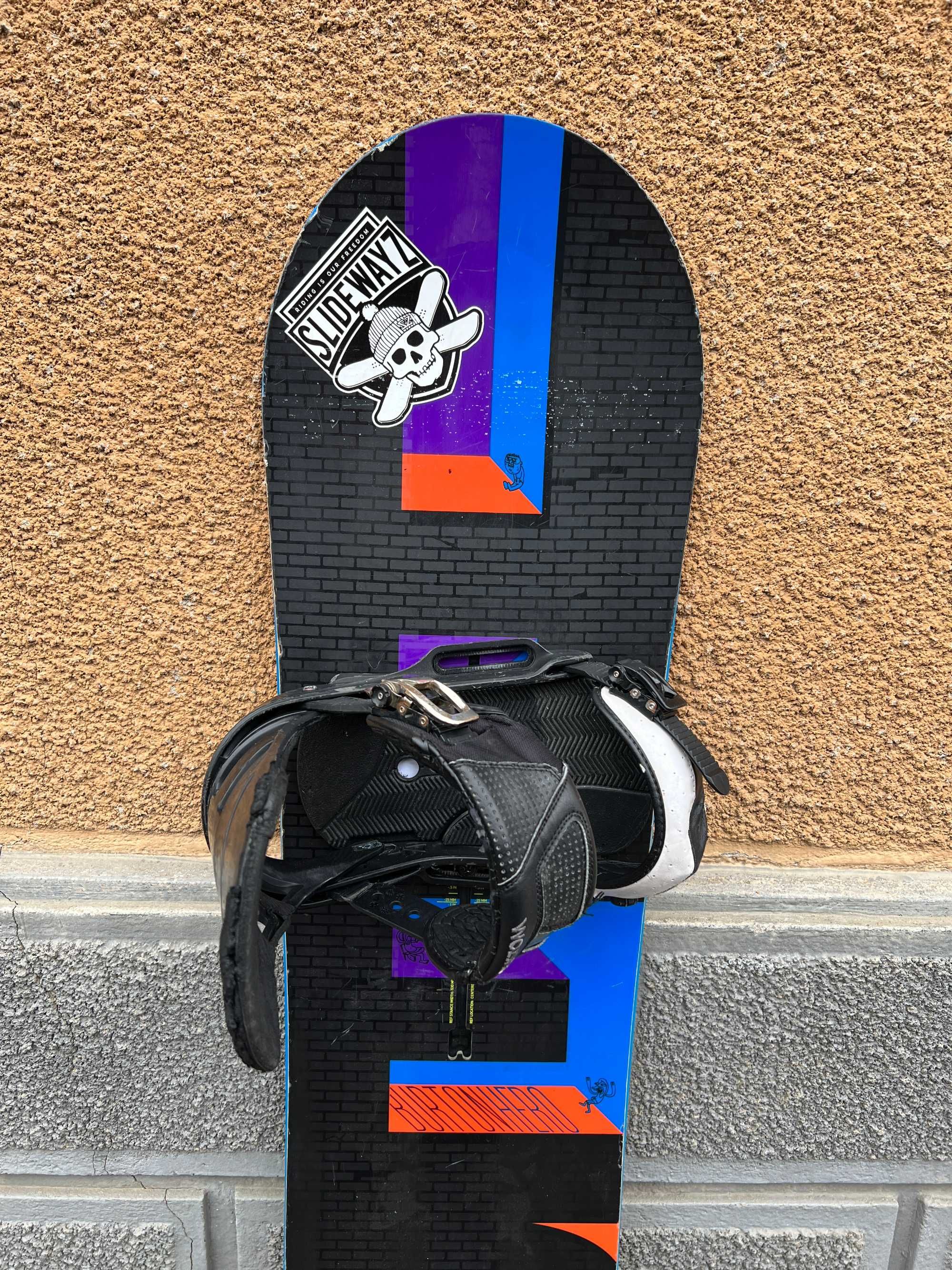 placa snowboard burton hero L152