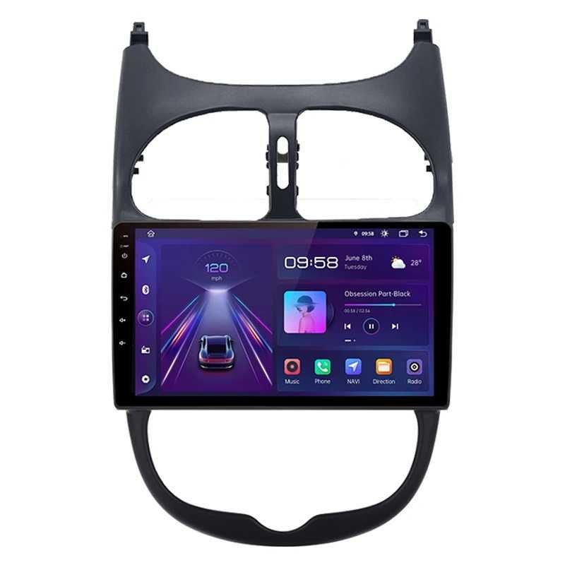 Navigatie Android Dedicata, 9 Inch, Peugeot 206 (2001-2008), Carplay