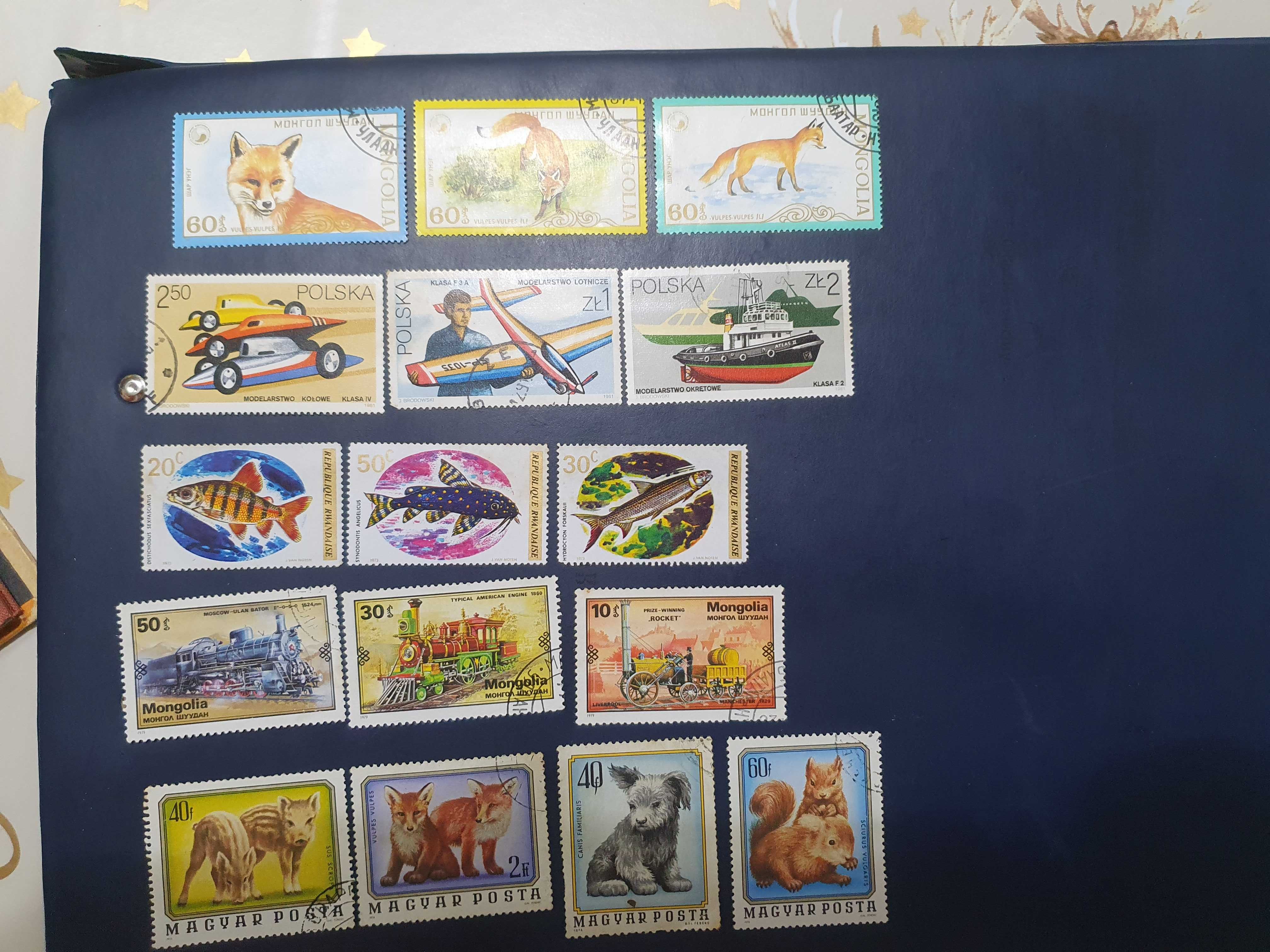 Colecție de timbre filatelice, anii '70-'90