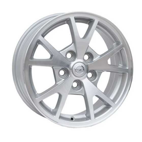 Set 4 jante aliaj Opel, 9598182, 16x6.5 inch, 5x120, MS argintiu