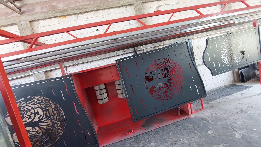 Garduri porti balustrada  tabla debitata laser