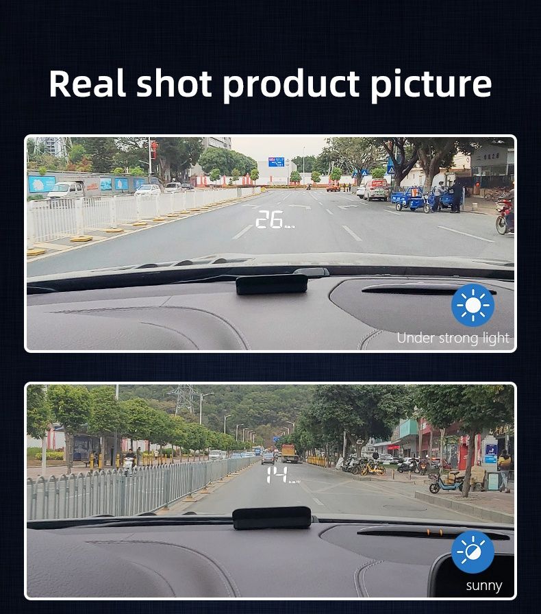 Head up display auto universal usb