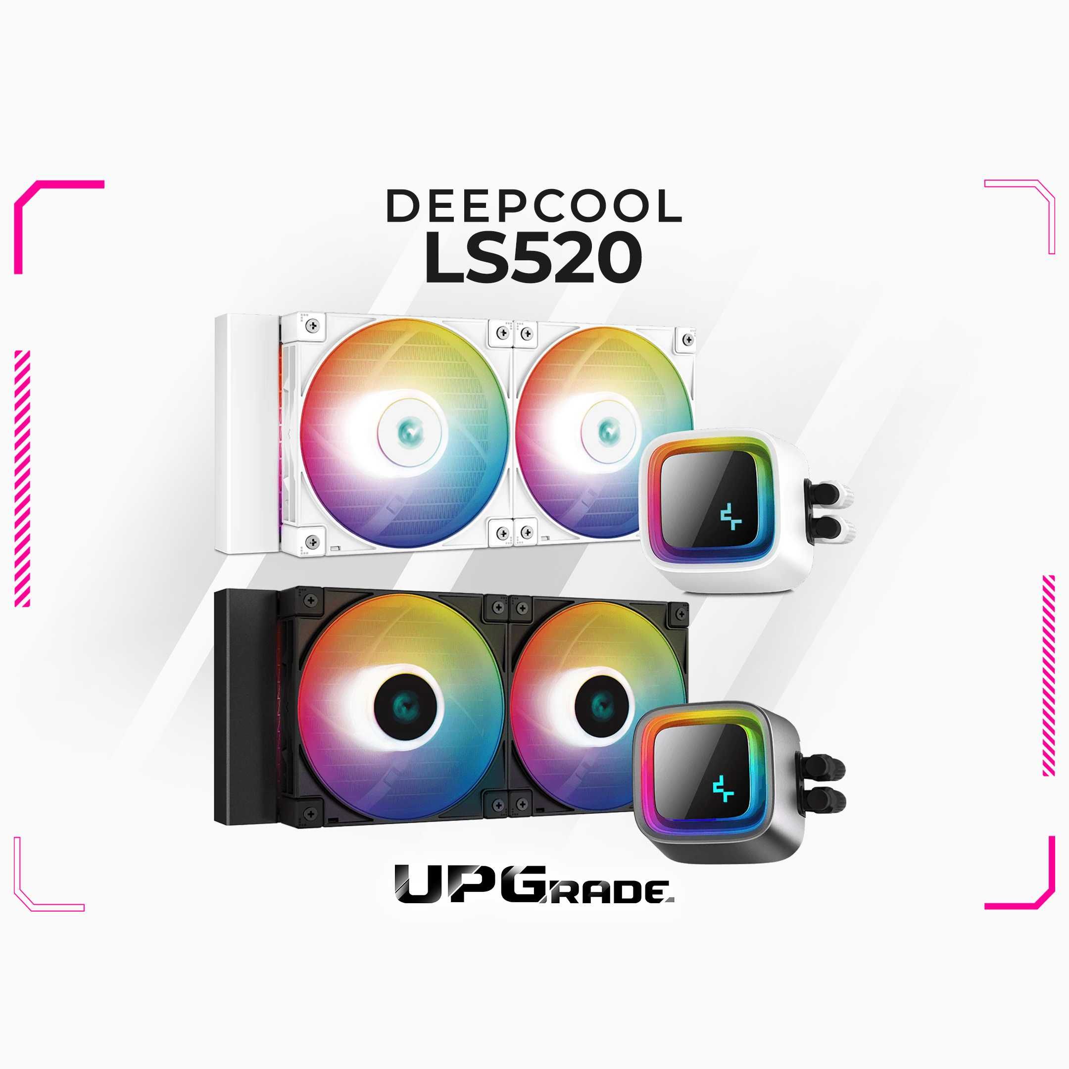 Водяное охлаждение DeepCool LS520 White & Black | Бесплатная Доставка