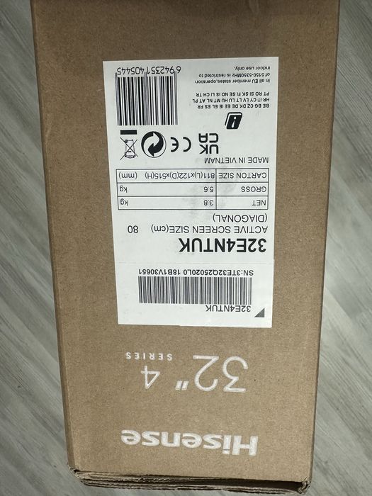 Smart TV Hisense 32E4NTUK 81 CM