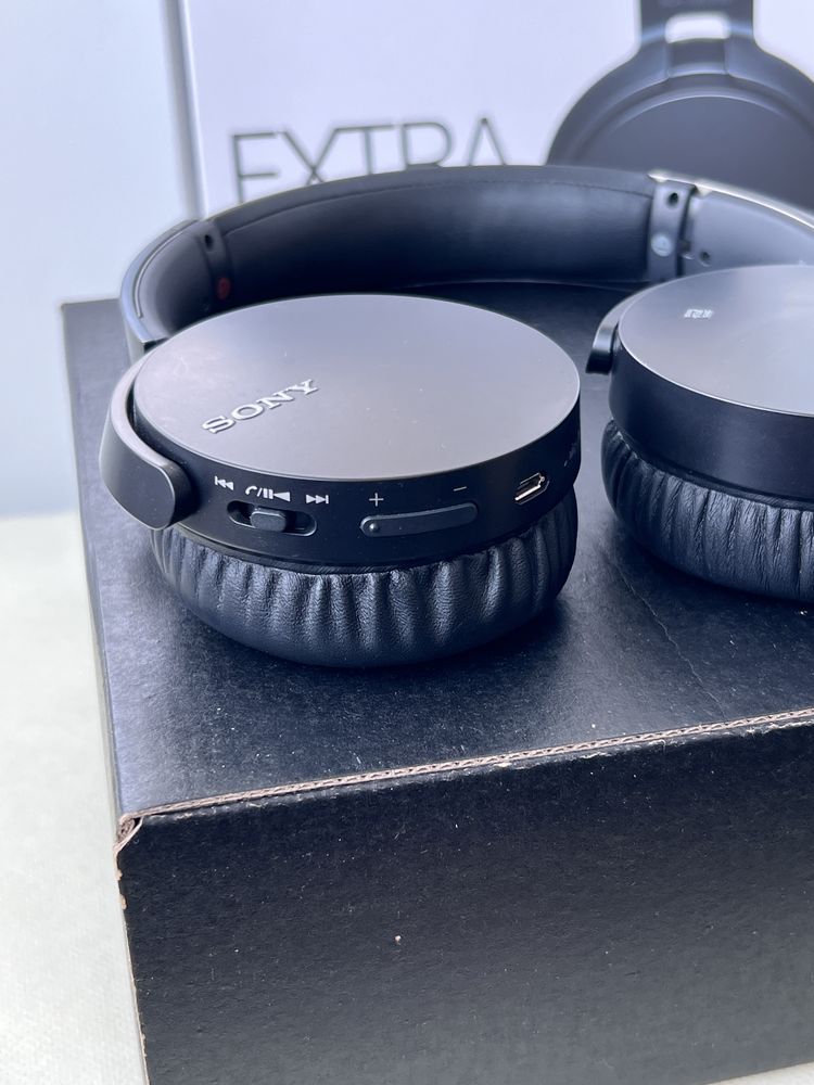 Casti Sony MDRXB650BT, Bluetooth, Wireless, Extra-bass, Negru