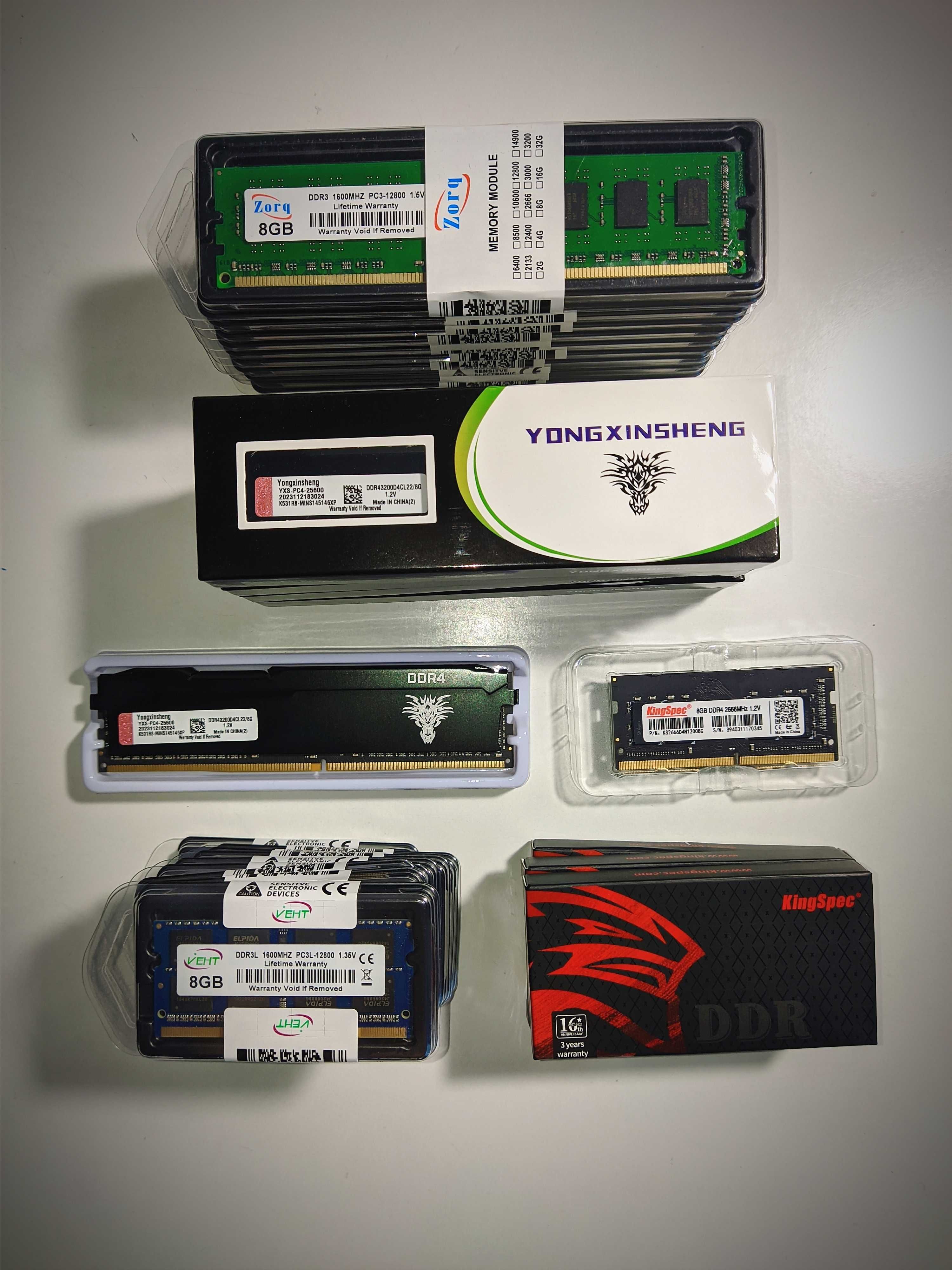 8Gb ddr4 ddr3 Оперативная память для ноутбука и компьютера Озу