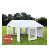 Cort evenimente ECONOMY, 6x6 m, PVC alb, NOU, Corturi 24.ro