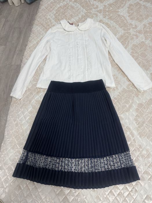 Школьная форма для девочки синего цвета