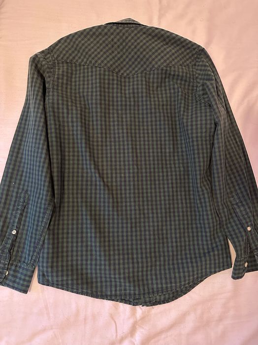 Cămașă de bumbac in carouri verde H&M | Casual & Elegantă | Mărimea S