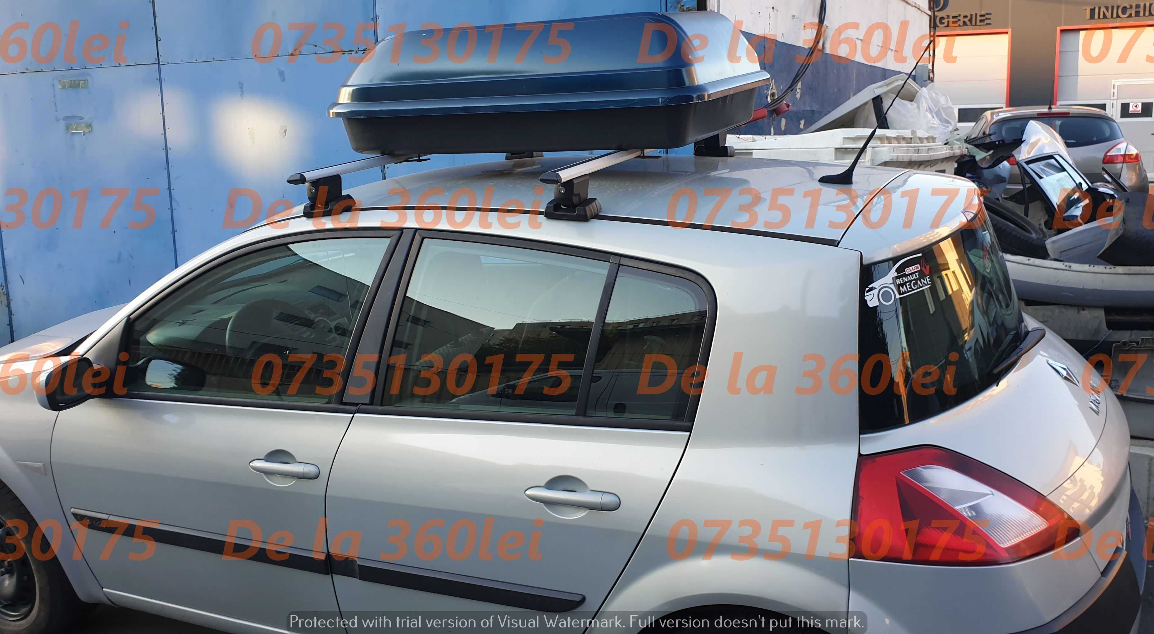 Bare transversale portbagaj ALUMINIU RENAULT Megane 2 Scenic 2 Kangoo