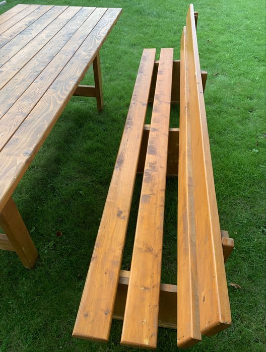 Set mobilier gradina - masa si 2 banci