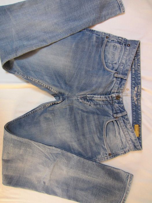 Blugi PME Legend W34 L34,Talie=90cm,Lung=109cm, drepti, stare f. buna