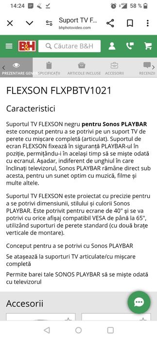 Sonos playbar suport TV soundbar Nou