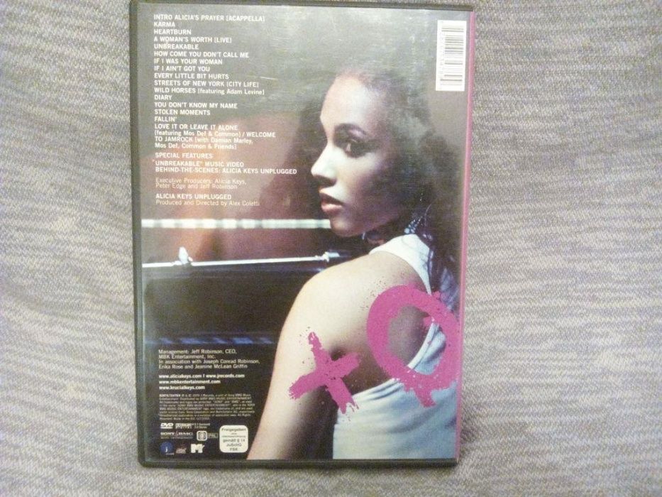 Alicia Keys ‎– Unplugged 2005 DVD