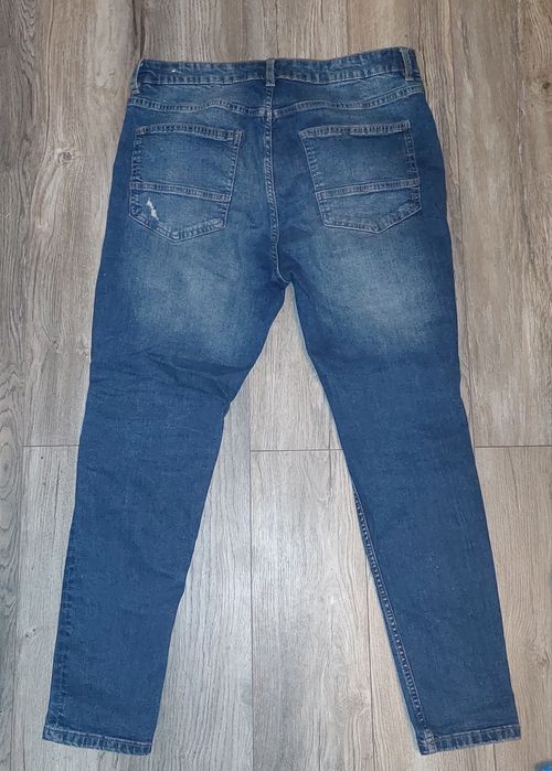 Blugi skinny bershka albastri