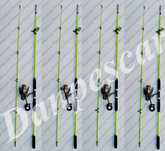 SET 4 Lansete WB fibra sticla plina 2,70m cu 4 Mulinete FL EFB5000 6ru