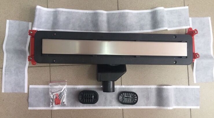 Линеен Сифон Pestan Frameless за плочка с КЛАПА - 450мм