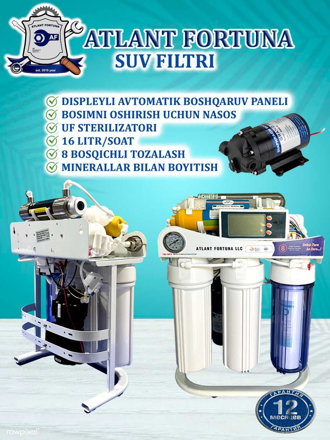 Suv filtr, osmos, фильтр воды под мойку, осмос, filter, филтр, филтер