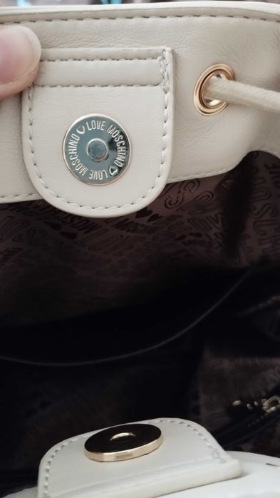 Чанта Love Moschino - оригинална - бежова