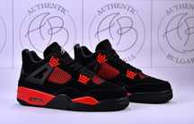 Nike Air Jordan Retro 4 Red Thunder, White Cement, Lightning
