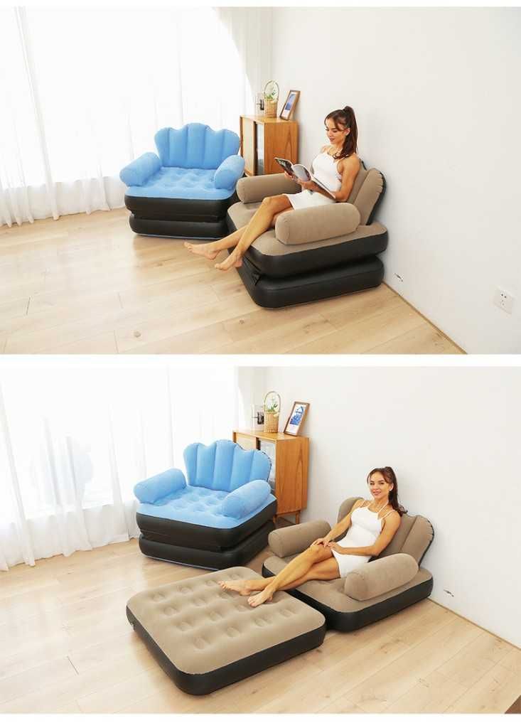 Надуваем фотьойл 5 в 1 SuperSofa