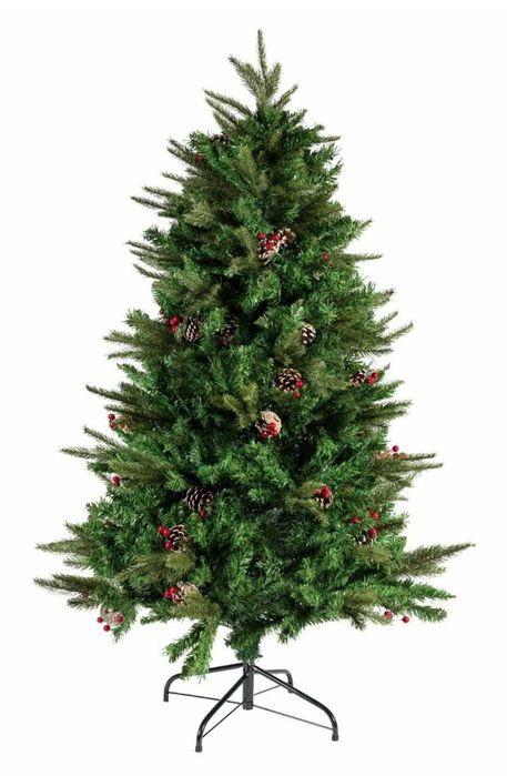 Елха с шишарки, височина 150 см.