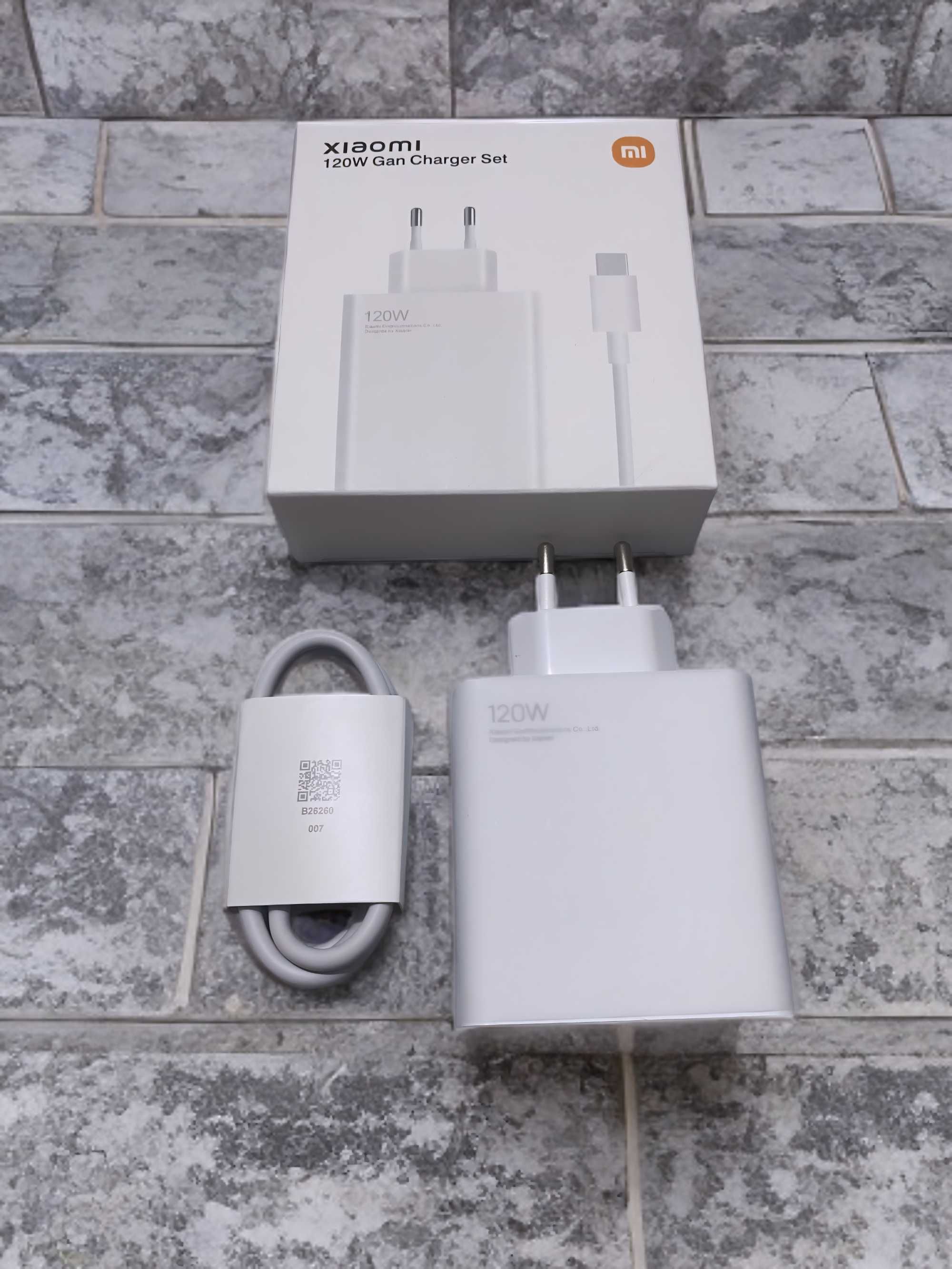 ‼️ GARANTIE Incarcator Xiaomi GAN Fast Charging 120W SIGILAT CABLU ‼️