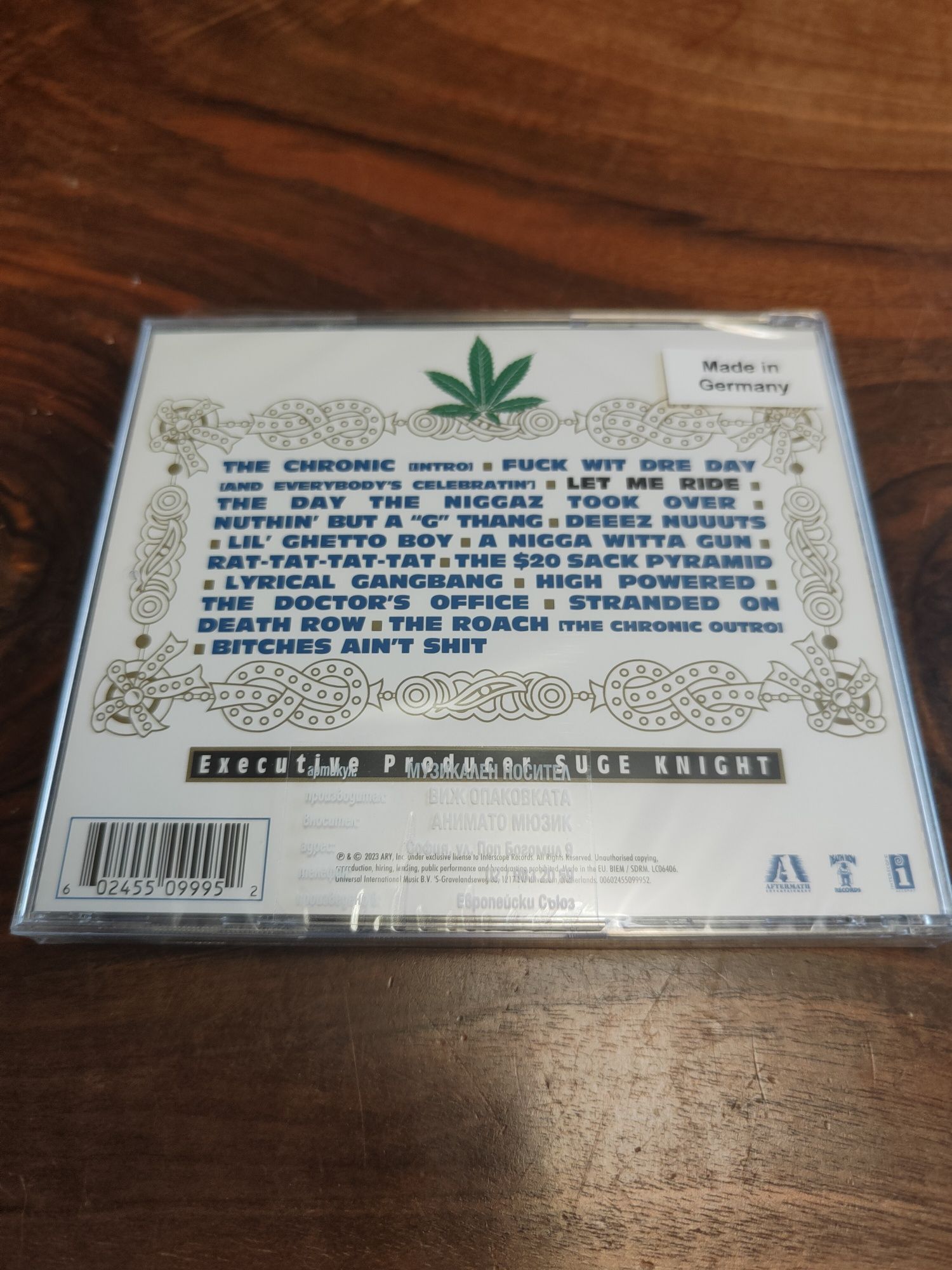 Dr. Dre - The Chronic - ЗАПЕЧАТАН CD СД Хип Хоп Рап Hip Hop Rap Album