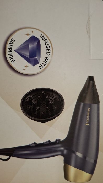 Uscător de păr Remington Sapphire Luxe 2200W – nou, sigilat