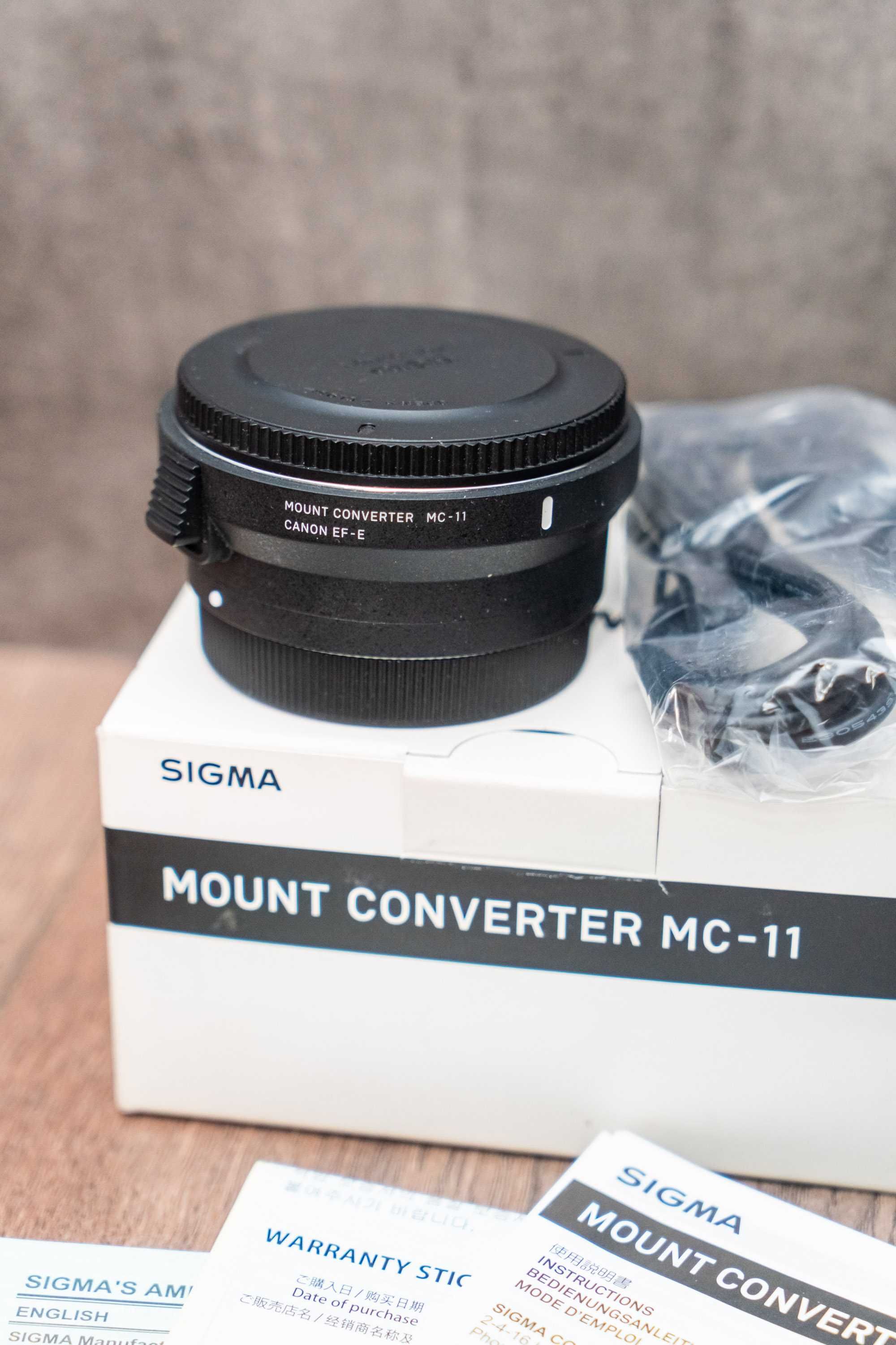 Переходник Sigma MC-11 с байонета Canon EF на Sony E. Почти новый!