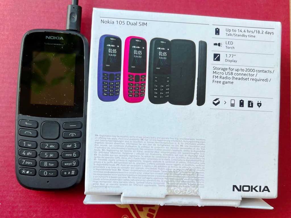 Мобилен телефон Nokia 105 Dual SIM