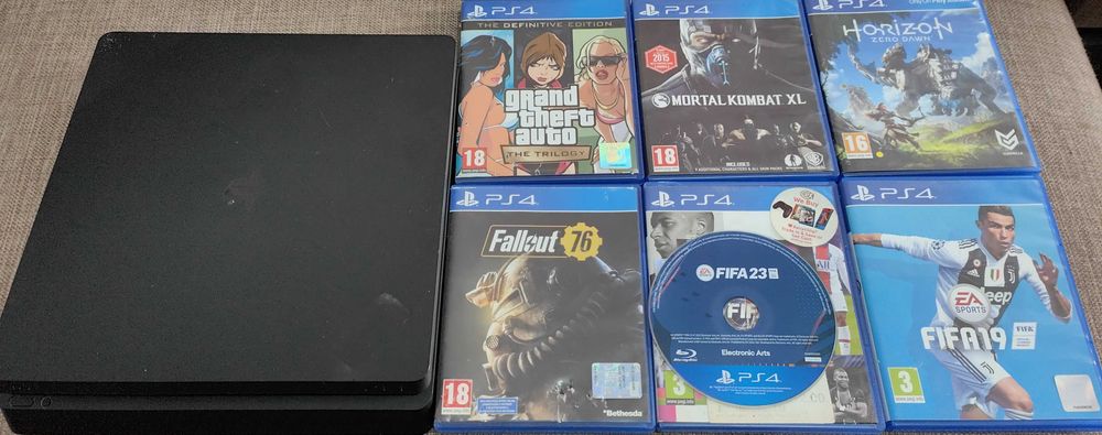 PlayStation 4 model slim cu 6 jocuri incluse