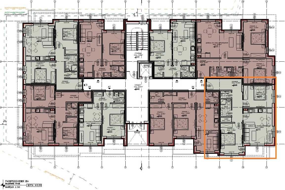 Продава се Тристаен апартамент в Хасково, Воеводски - 83 кв.м за 961 €/кв.м - Снимка #1