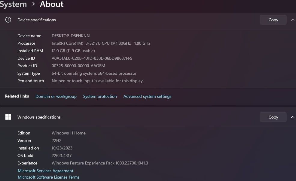 HP 15 Laptop Core i3