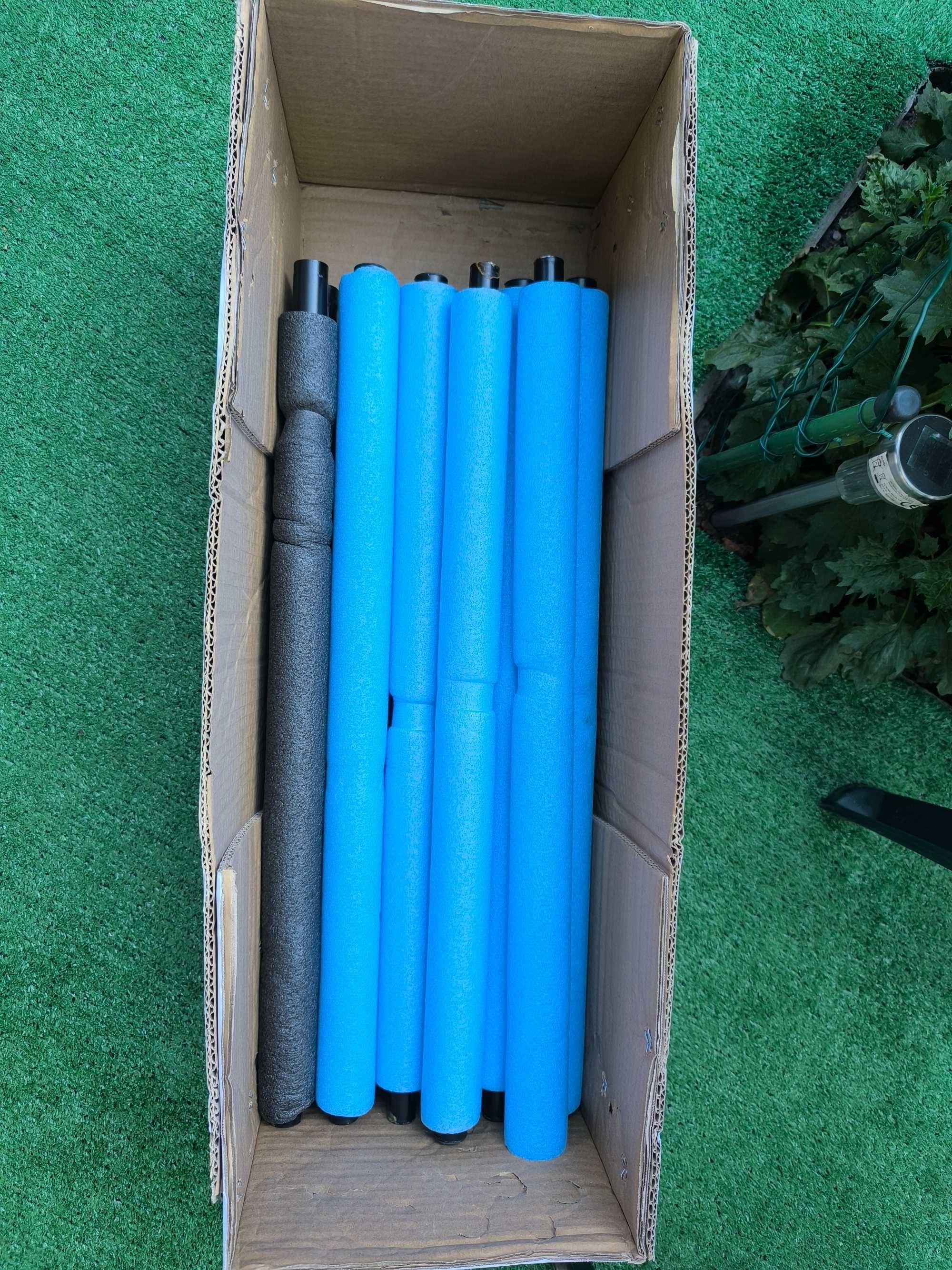 Батут с вътрешна мрежа Byox 140 cm, син