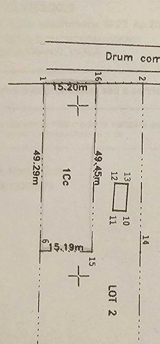 Teren lot de casă sau pentru hală in Gâdinți!