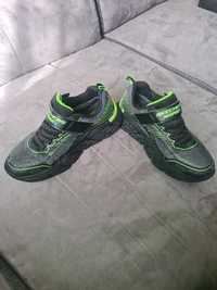 Skechers - Pantofi sport impermeabili Tech-Grip, Verde electric/Gri an