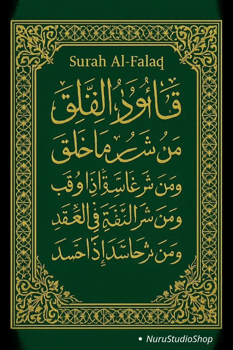 Islomiy rasm- Qurʼan suralari arab tilida