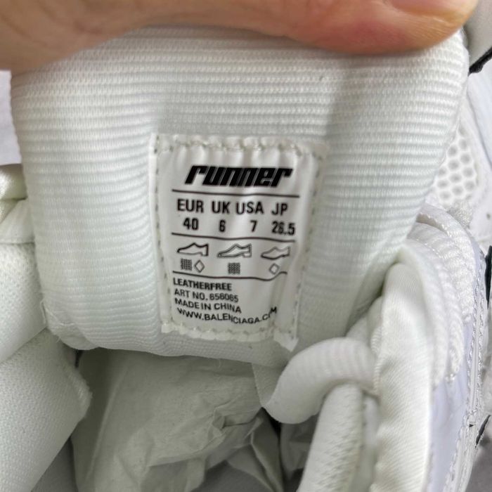 Balenciaga Runner Albi (40/41) FULLBOX PREMIUM | Livrare cu verificare