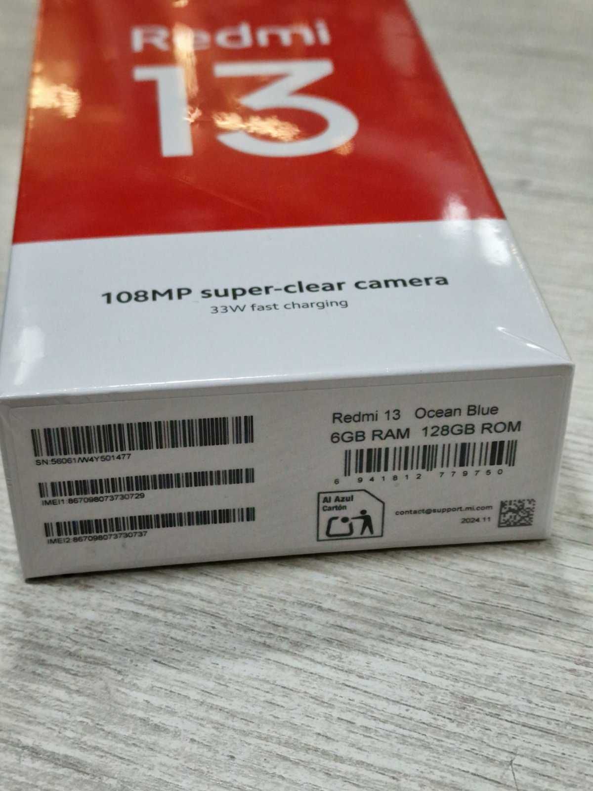 НОВ! Xiaomi Redmi 13 128GB 6GB RAM Dual