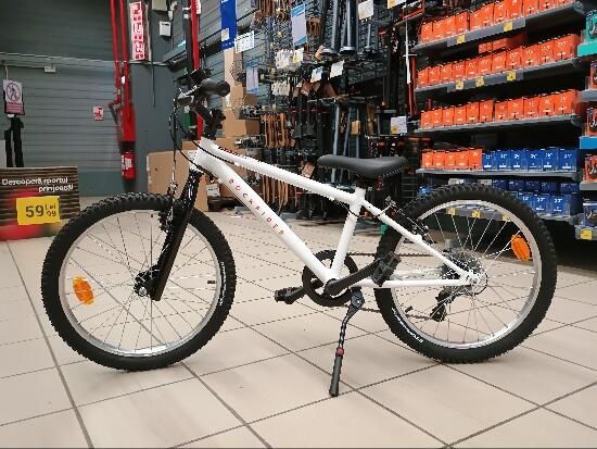Bicicletă Mtb Explore 120 20" alb copii - produs resigilat Decathlon