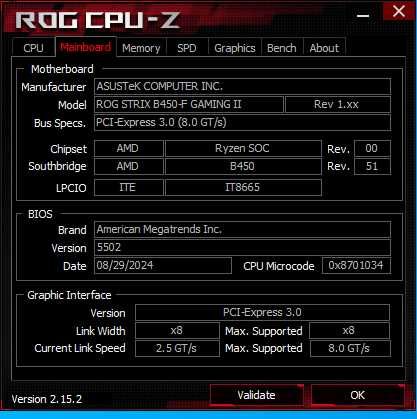 Дънна платка ASUS ROG STRIX B450-F GAMING II, сокет АМ4