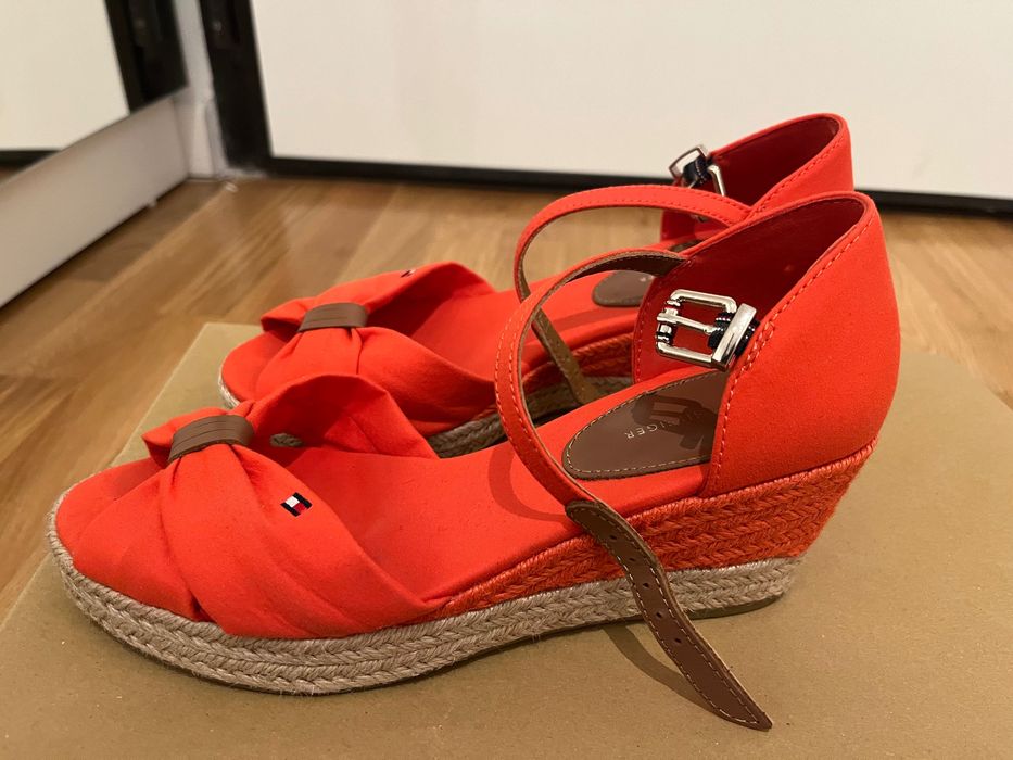 Sandale Tommy Hilfiger portocalii | marime 37