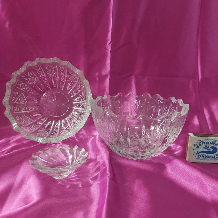 Вазы хрустальные