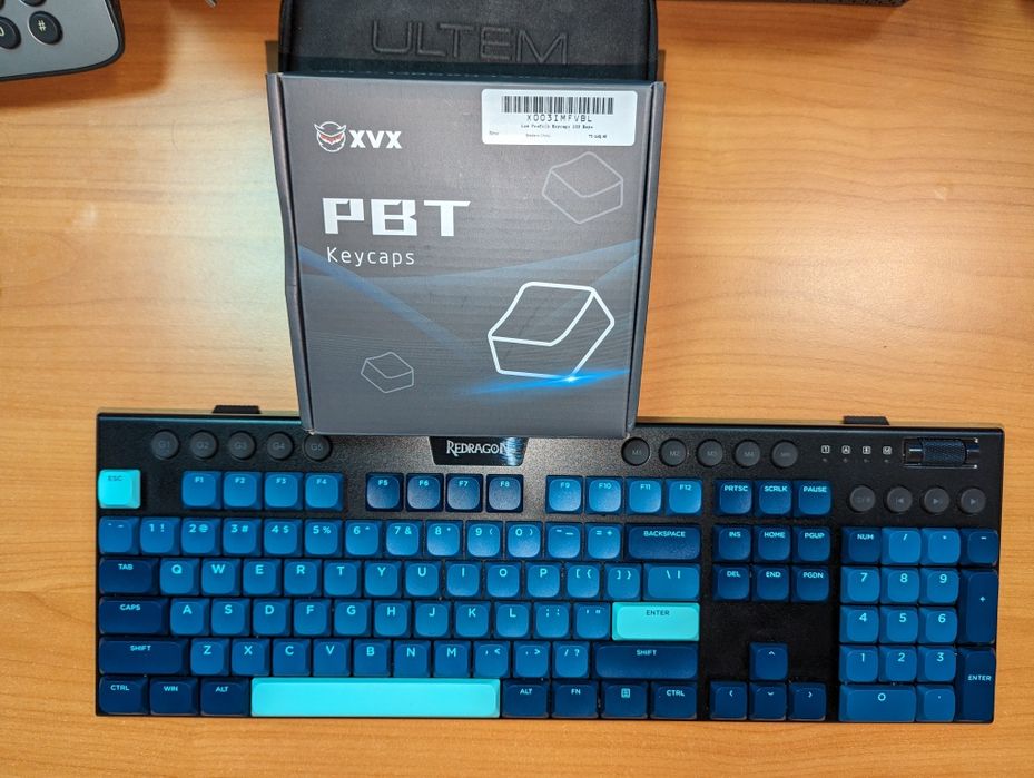 Set taste key caps low profile