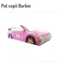 Pat pentru fetițe, mașinuță barbie
